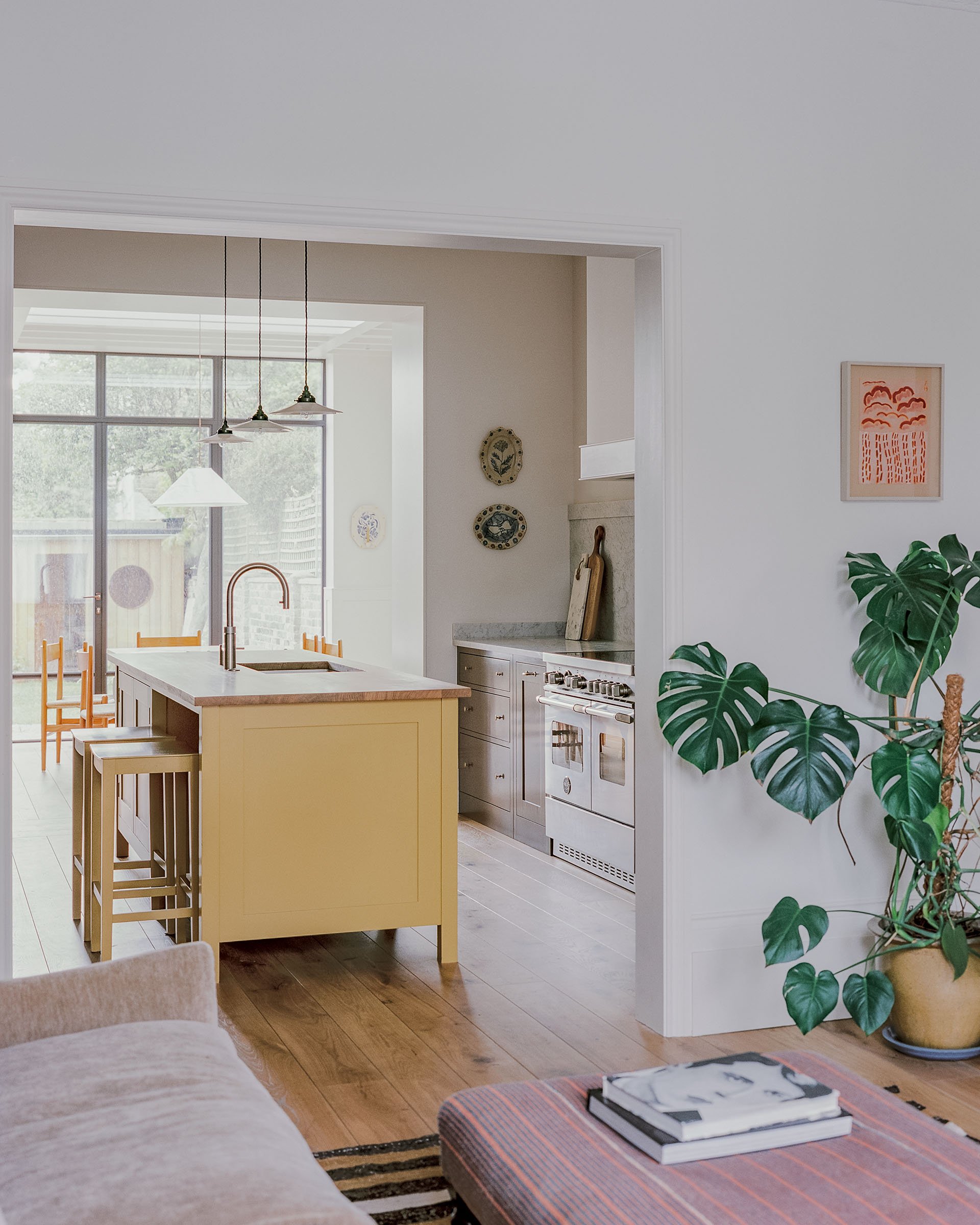 plain english kitchen victorian house with rear extension