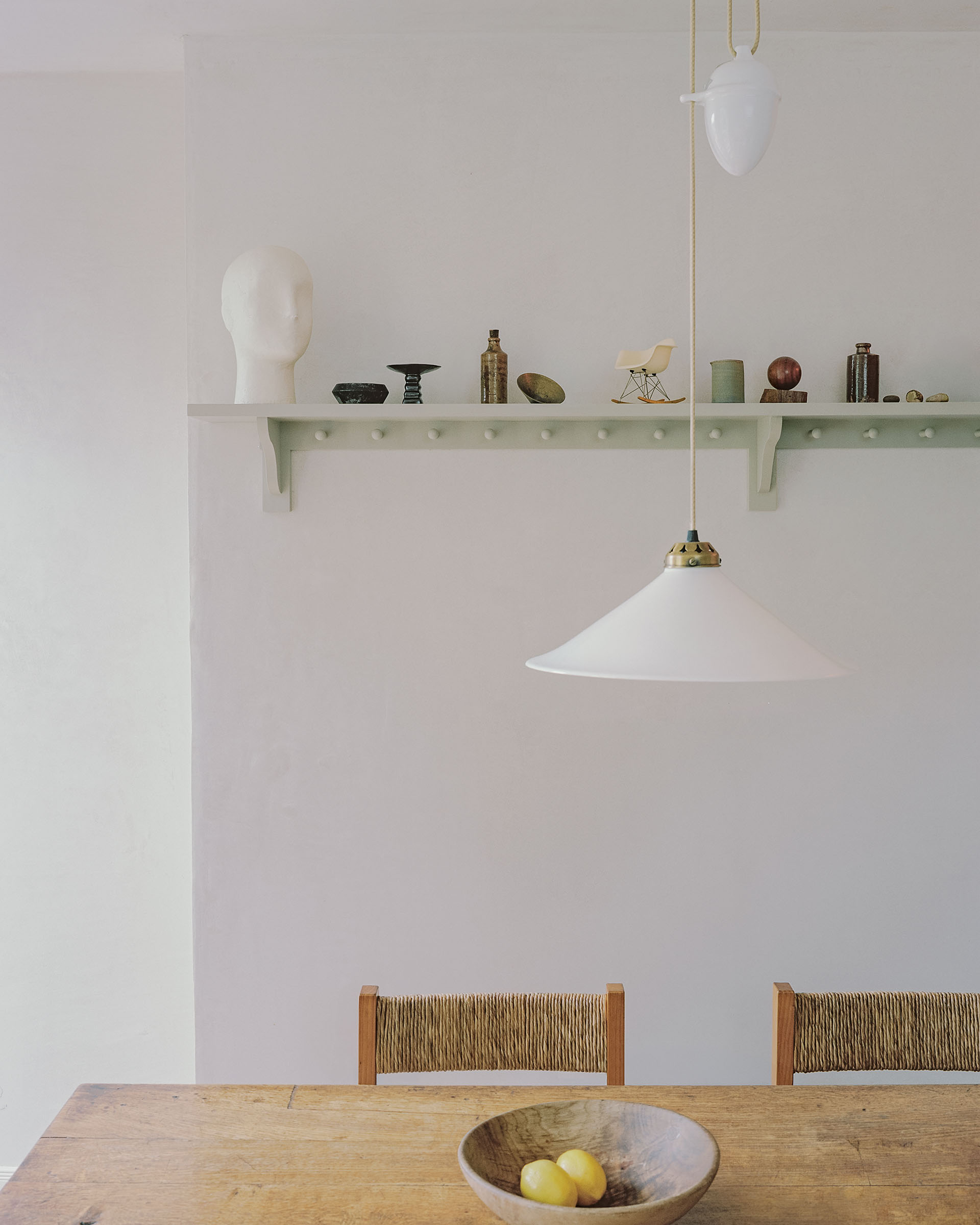 Hampstead house with an architect designed kitchen and lime plaster walls