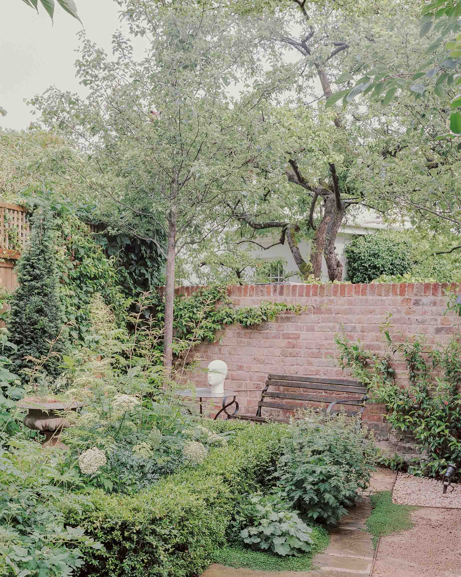 Hampstead village house refurbishment, architect designed house and small garden